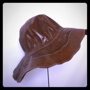 Wilson leather floppy hat